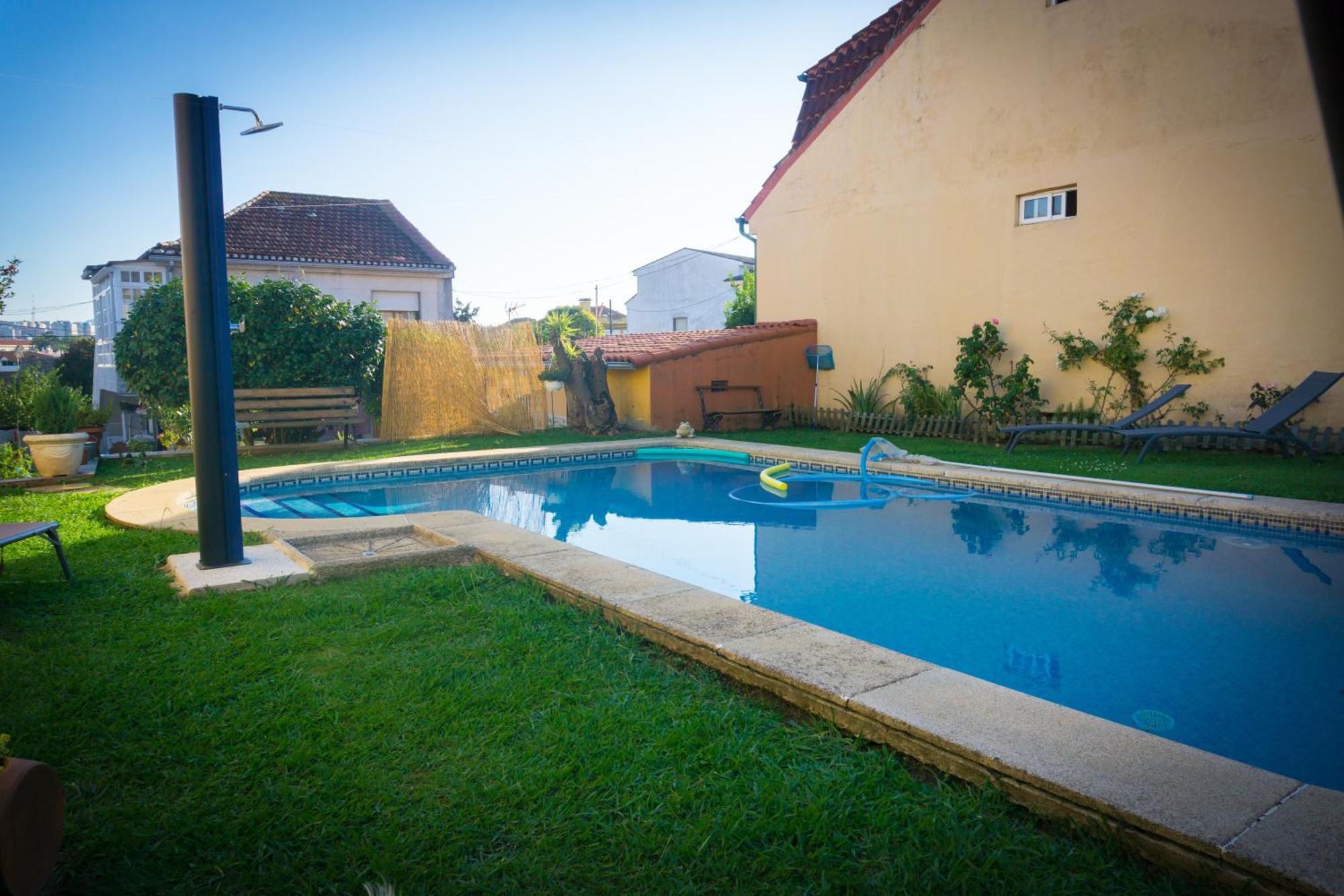 Apartamento Con Piscina Privada Appartement Comarca de Comarca de Vigo Buitenkant foto